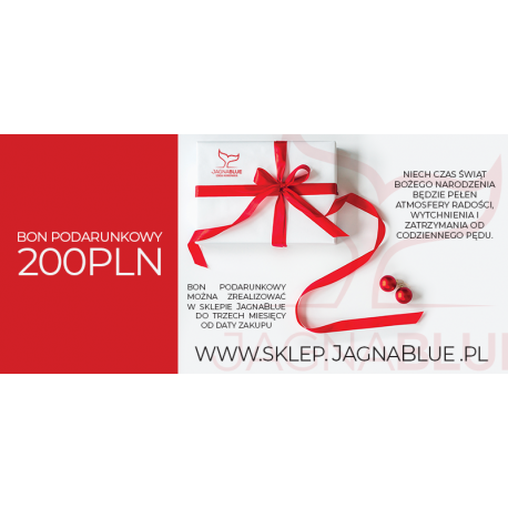 Bon Podarunkowy na zakupy 200