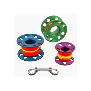 Szpulka z karabinkiem APEKS