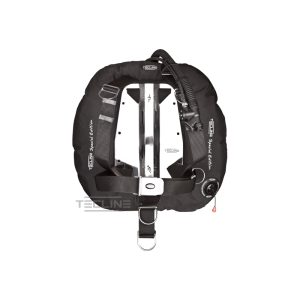 SKRZYDŁO TECLINE DONUT 22 SPECIAL EDITION CZARNE, Z UPRZĘŻĄ REGULOWANĄ DIR